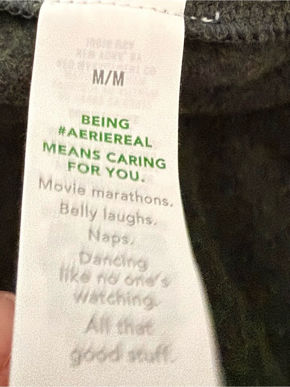 Aerie Chill Cozy Terry Cloth NIIIICE Pullover Sweatshirt Forest Green Medium NWT - Picture 9 of 10
